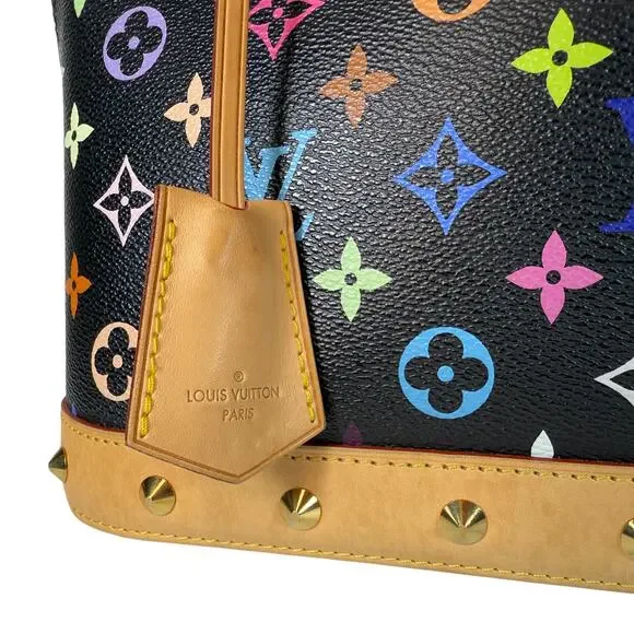 Louis Vuitton Multicolor Alma Bag PM Murakami Limited Edition Monogram Vintage - Picture 11 of 15